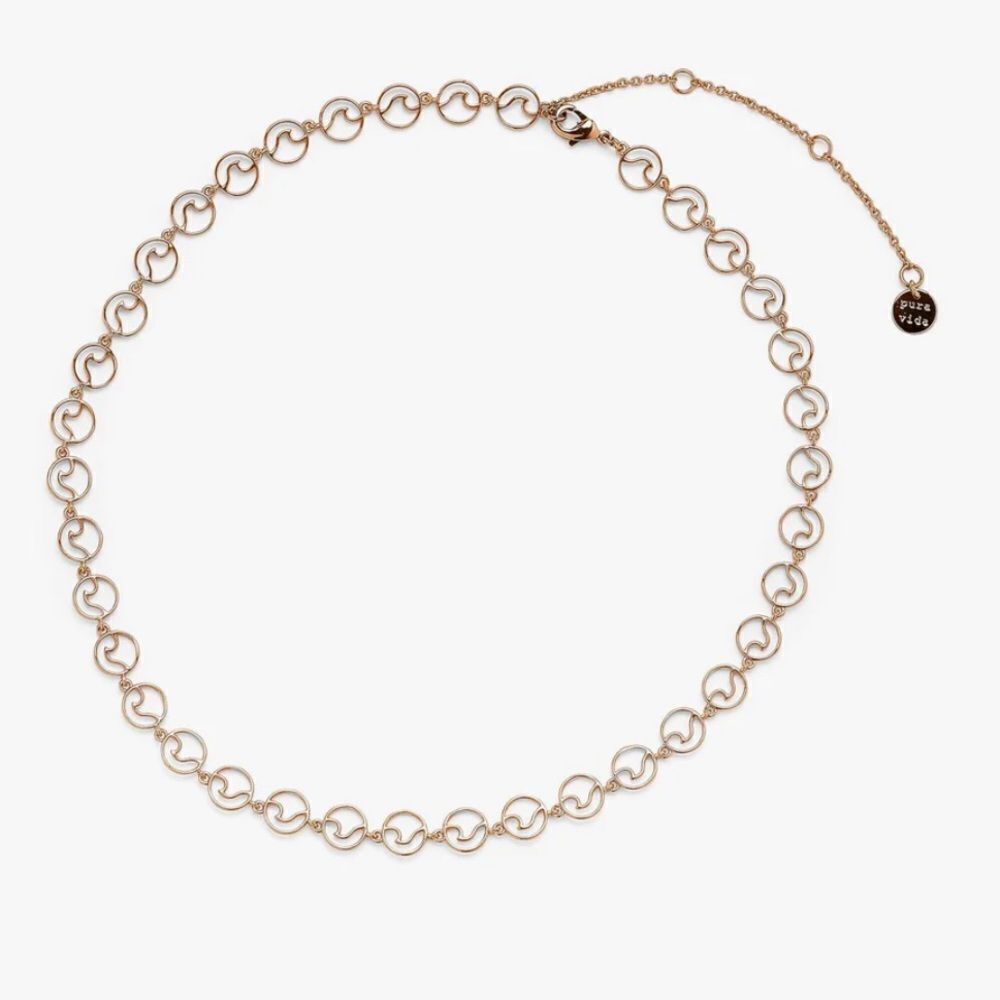 NEW PURA VIDA MINI WAVE CHAIN ANKLET